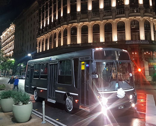 Alquiler de party bus para cumpleaños, casamientos, eventos corporativos, en CABA, Buenos Aires