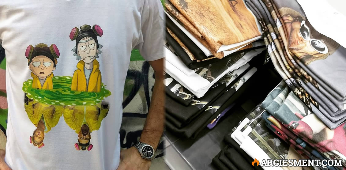 Impresión DTG digital textil full HD de remeras personalizadas