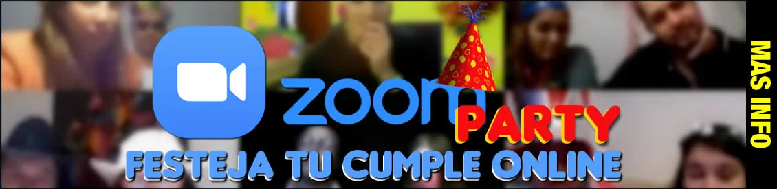 Festejá tu cumpleaños con un zoompleaños o zoomparty online