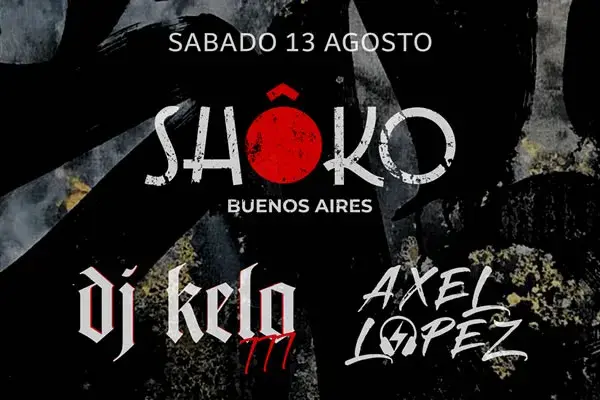 Ir a bailar los sábados a Shoko by Trendy, Palermo, Buenos Aires