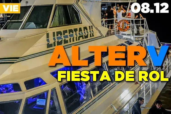 Entradas para la Fiesta en Barco con temática Juego de Rol Fiesta Alter V, Olivos, Buenos Aires