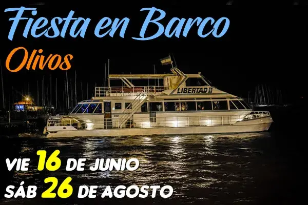 Ir a bailar a la Fiesta en Barco Olivos, Buenos Aires