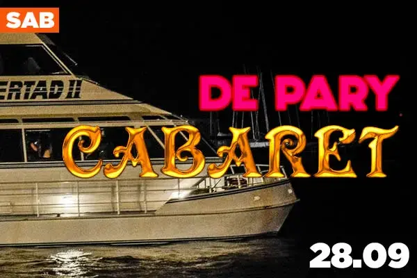 Entradas para la Fiesta en Barco con temática CABARET con cena Show, Olivos, Buenos Aires