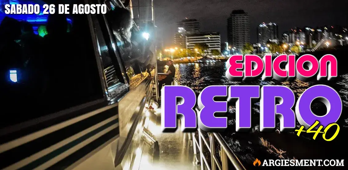 Entradas para la Fiesta en Barco con temática Retro, Olivos, Buenos Aires