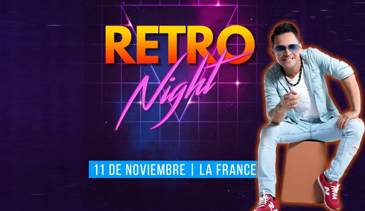 Fiesta Retro Night, cena show con Roberto Edgar Volcán