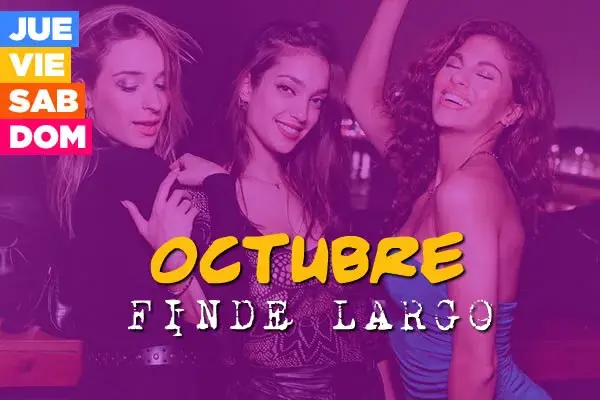 Finde largo de octubre: boliches con cena show, fiesta en barco, bares y cervecerías