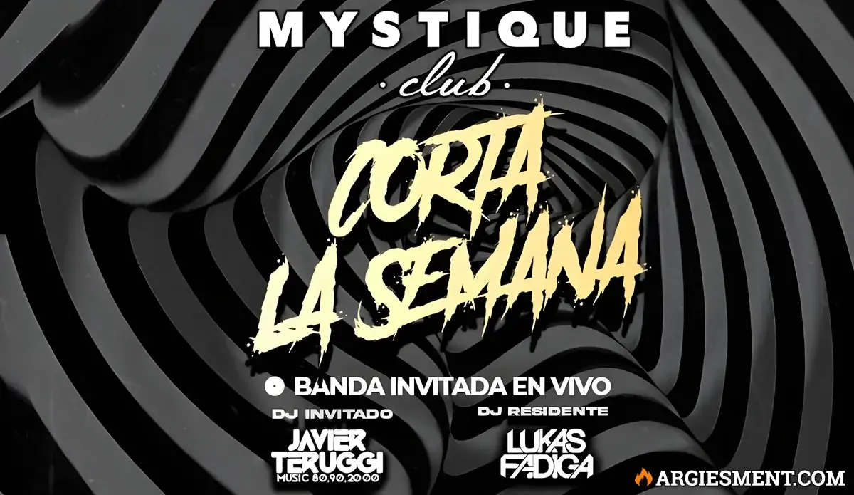 Show en vivo de una banda invitada en Mystique Club After Office, CABA
