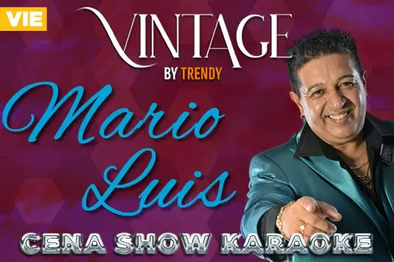 Show en vivo de Mario Luis en Vintage Palermo, Buenos Aires